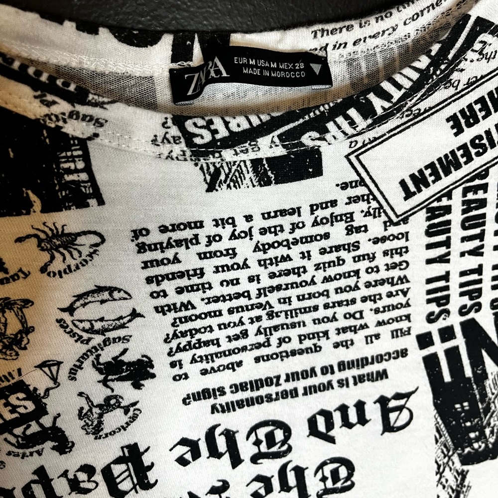 Zara News Struck TShirt - Picture 4 of 6